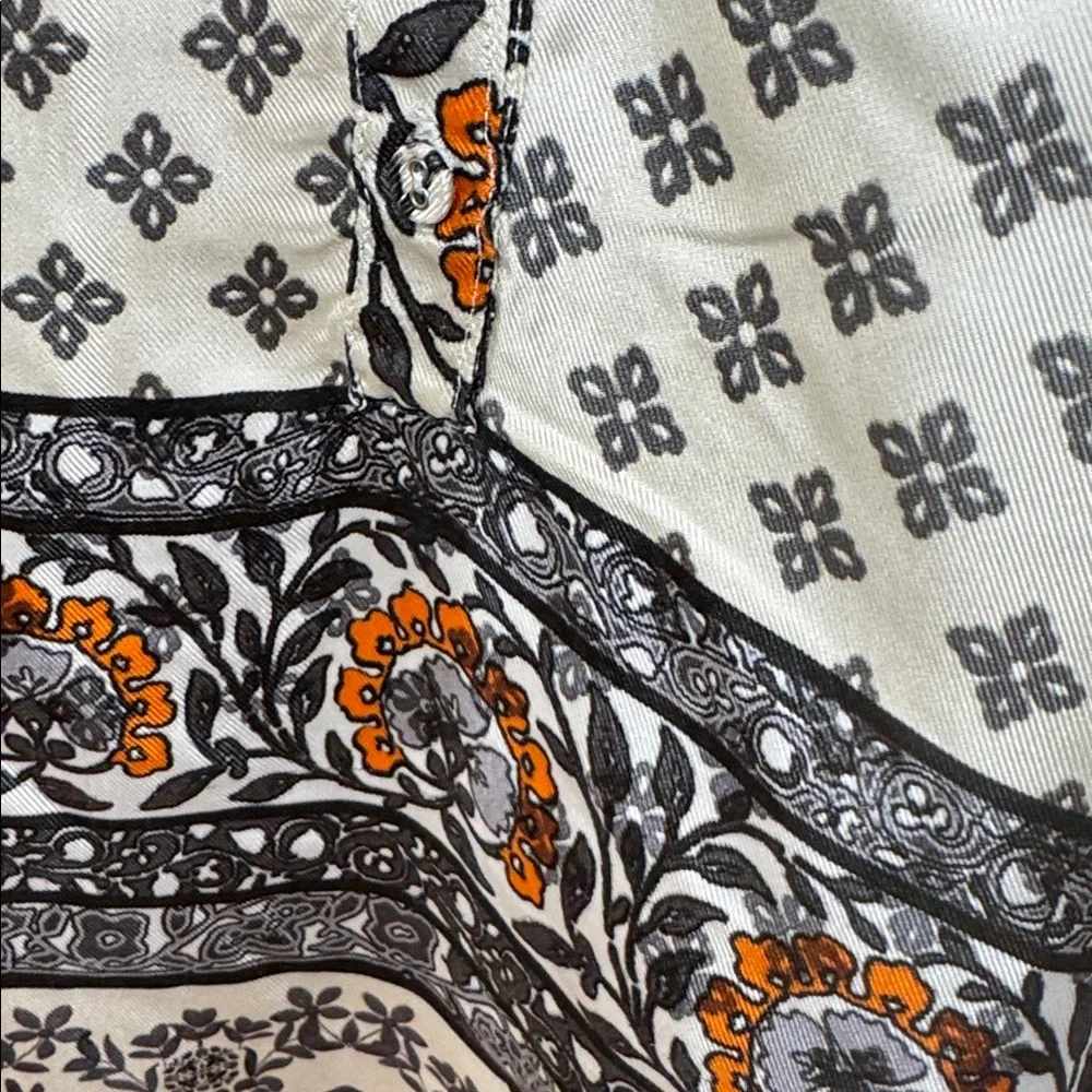 Johnny Was 100% Silk Tunic Cory Boxy Top